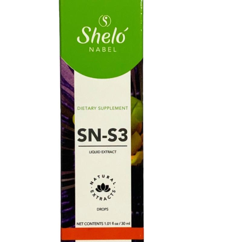 SN-S3 Natural extracts of passion flower, lemon balm and valerian Dietary Supplement 1.0 fl oz