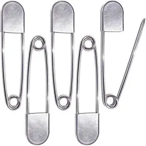 5pcs of 5 Inch Large Safety Pins for Clothes Big Heavy Giant Safety Pin for Fashion, Sewing, Quilting, Blankets, Upholstery, Laundry and Craft