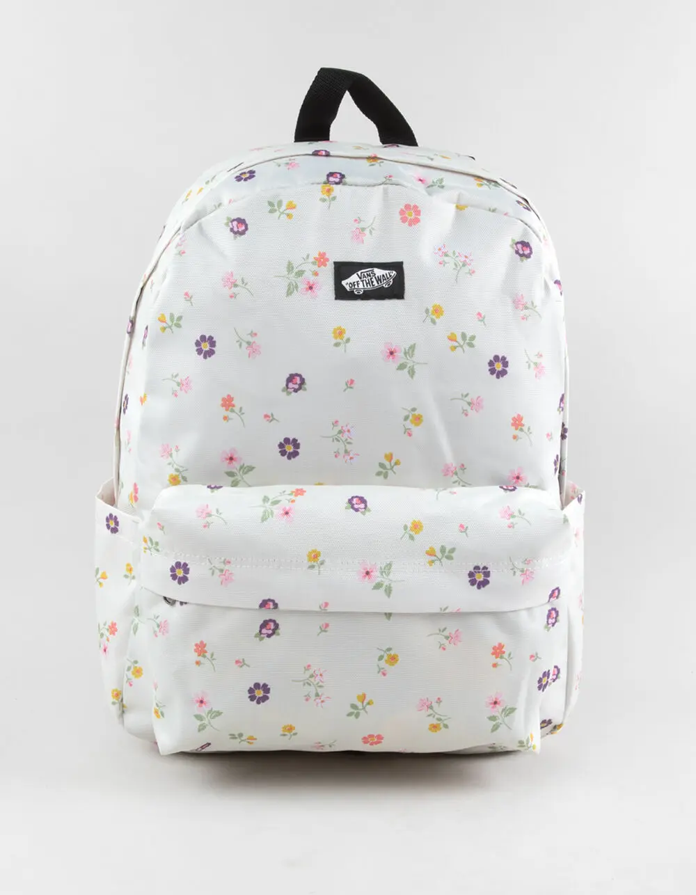 VANS Womens Old Skool Backpack, White & Multi VANS Womens Old Skool Backpack, White & Multi