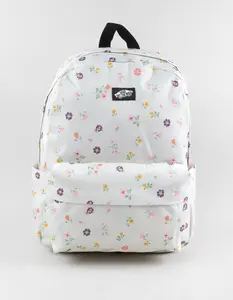 VANS  Womens Old Skool Backpack, White & Multi