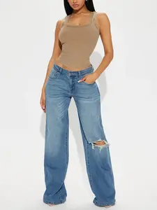 Down Your Block Flare Jeans - Medium Wash