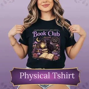 Anti Social Book Club T-Shirt | Introvert Reader Tee | Funny Book Lover Shirt