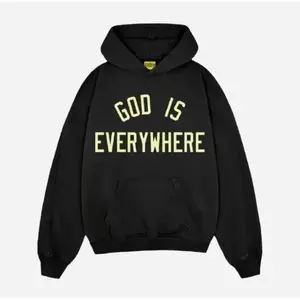 Unisex Faith-Based "God Is Everywhere" Pullover Hoodie - Menswear Longsleeves Tops, Casual Soft Comfortable Machine Washable Sweatshirts for Church Events, Christian Gifts