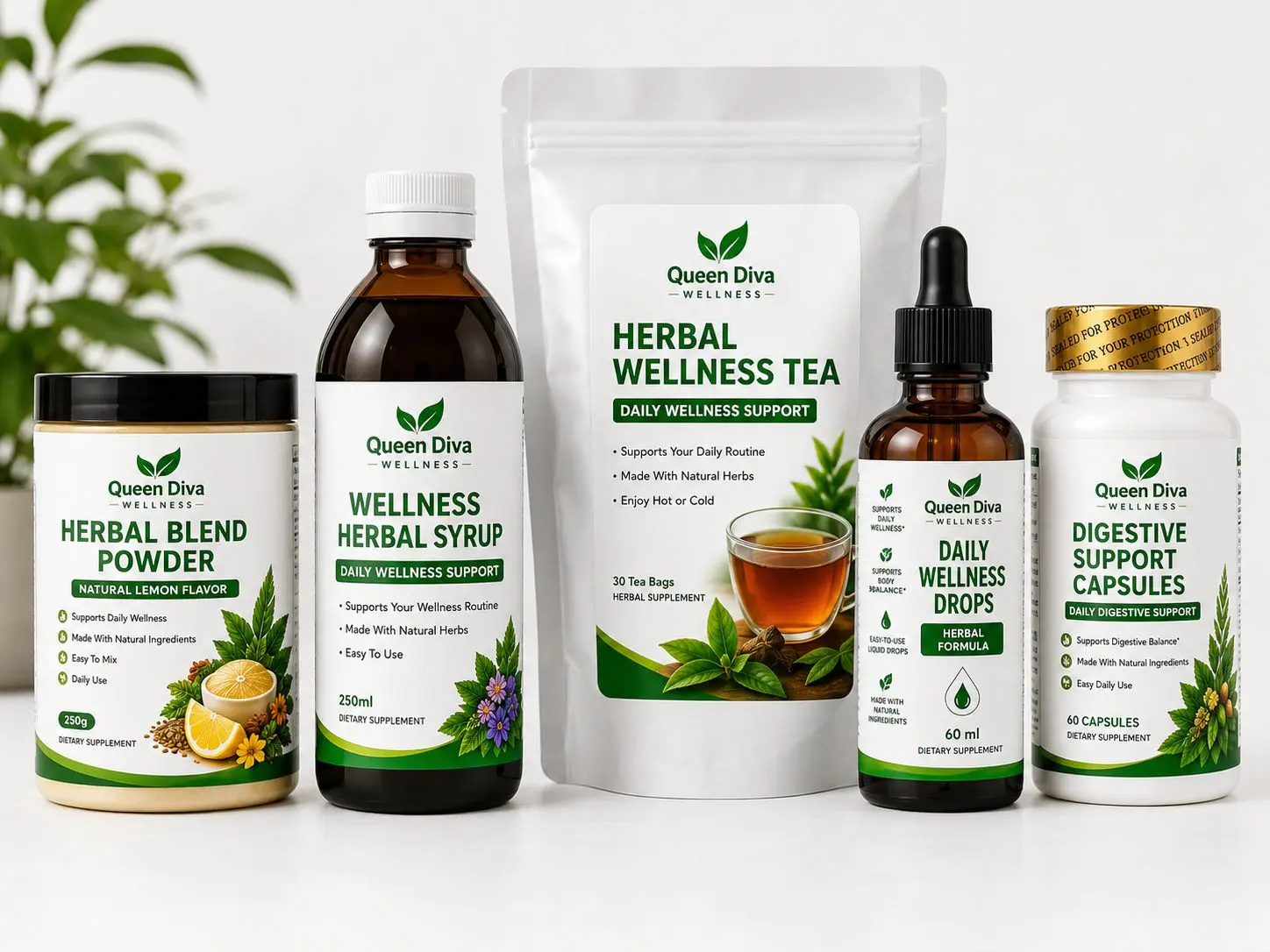 QUEEN DIVA WELLNESS HERBAL WELLNESS KIT