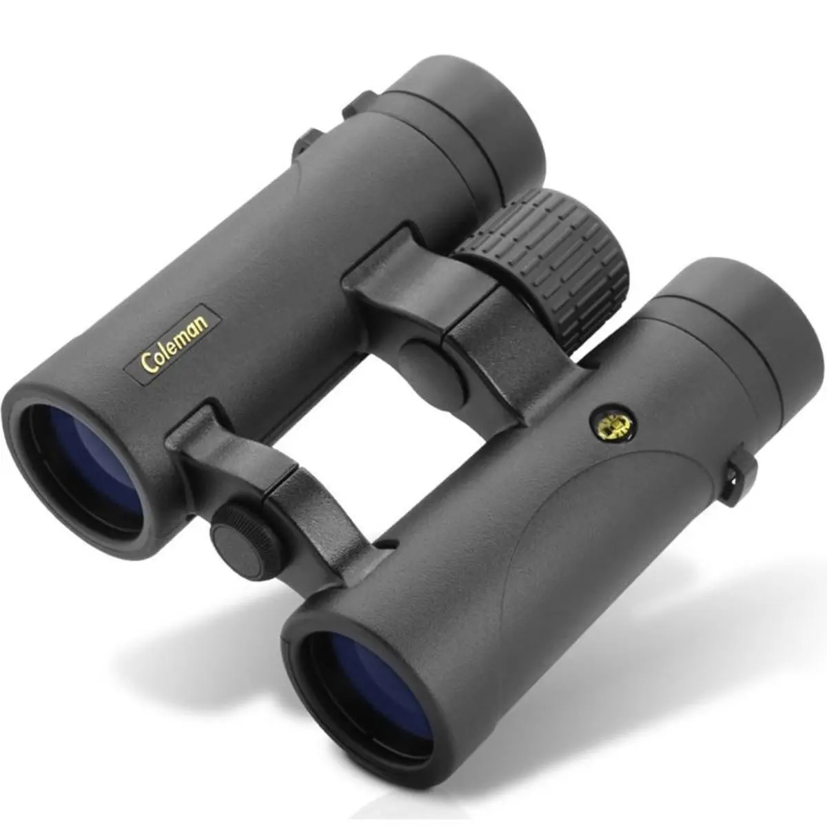 Coleman 10x34 Compact Long Range Binoculars, Waterproof Rubber-Armored Roof Prism with HD BaK-4 Optics and Wide Angle View for Bird Watching