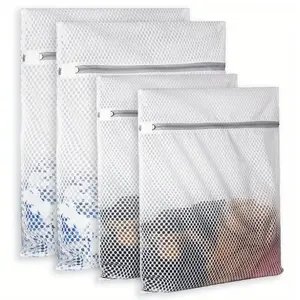 4pcs Protective Washing Bag - 2pcs big and 2pcs small, Washing Machine, Special Mesh Bag for Washing Sweaters, Underwear,, Clothes, Mesh Bag Laundry Set
