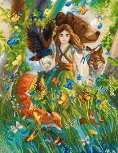 Magic Friendships L9972 Counted Cross Stitch Kit