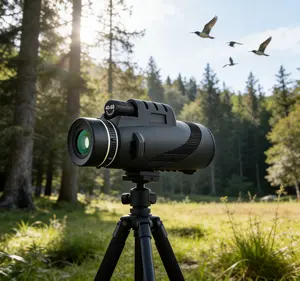 40x60 HD Monocular Telescope  Portable Waterproof Monocular for Bird Watching Hiking Camping Travel Outdoor Use
