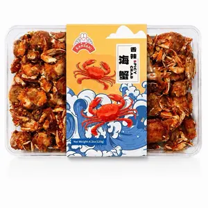 Spicy Crab Snack Crispy Seafood Snack 4.2oz