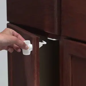 Adhesive Mount Magnet Lock - 4 Lock Set
