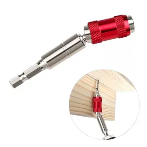 Magnetic Drill Bit Holder for Narrow Spaces, Quick-Change Hex Shank Drill Guide Rail, 1/4 Inch Magnetic Tip Stand, Drill Bit Extension, Tool Accessories