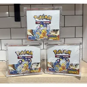 Pokemon Magnetic Booster Box Acrylic Case! Pokémon Card Protective Display!