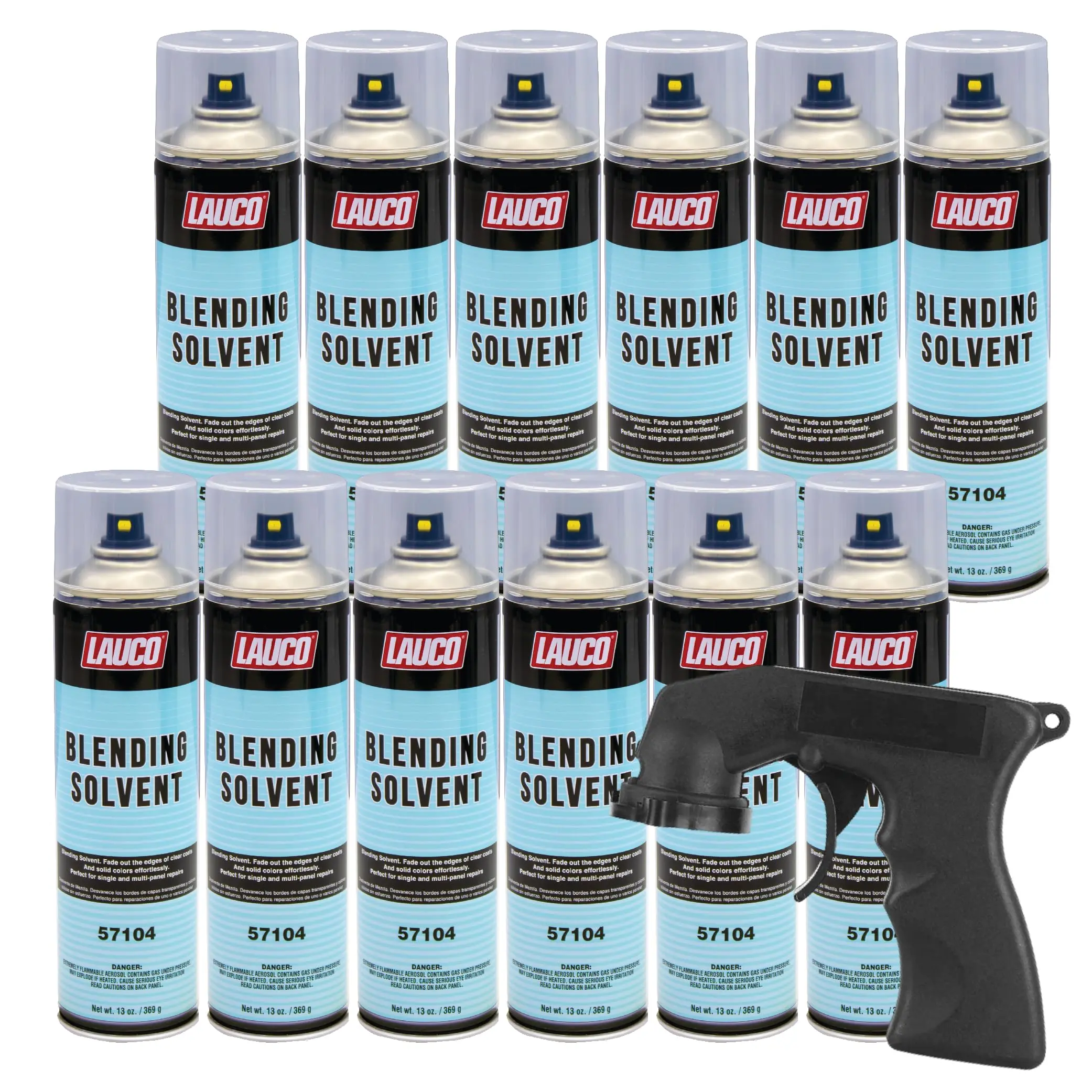 Lauco Blending Solvent Aerosol Spray Can - 13oz (57104), Automotive Car Body Repair Tool for Edge Fading, Spot Repairs, Seamless Blend, Easy-to-Use Time-Saving Solution