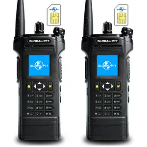 GLOBAL-PTT 5288 Walkie Talkie UHF/POC Dual-modes radio 4G LTE Two Way Radio with SIM Call Long Range Distance Logistics dispatching Company Work