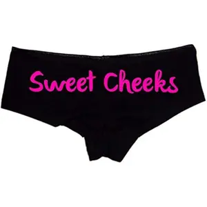 Sweet Cheeks Women's Cheeky Boyshort Cotton Bikini Bottom Panties