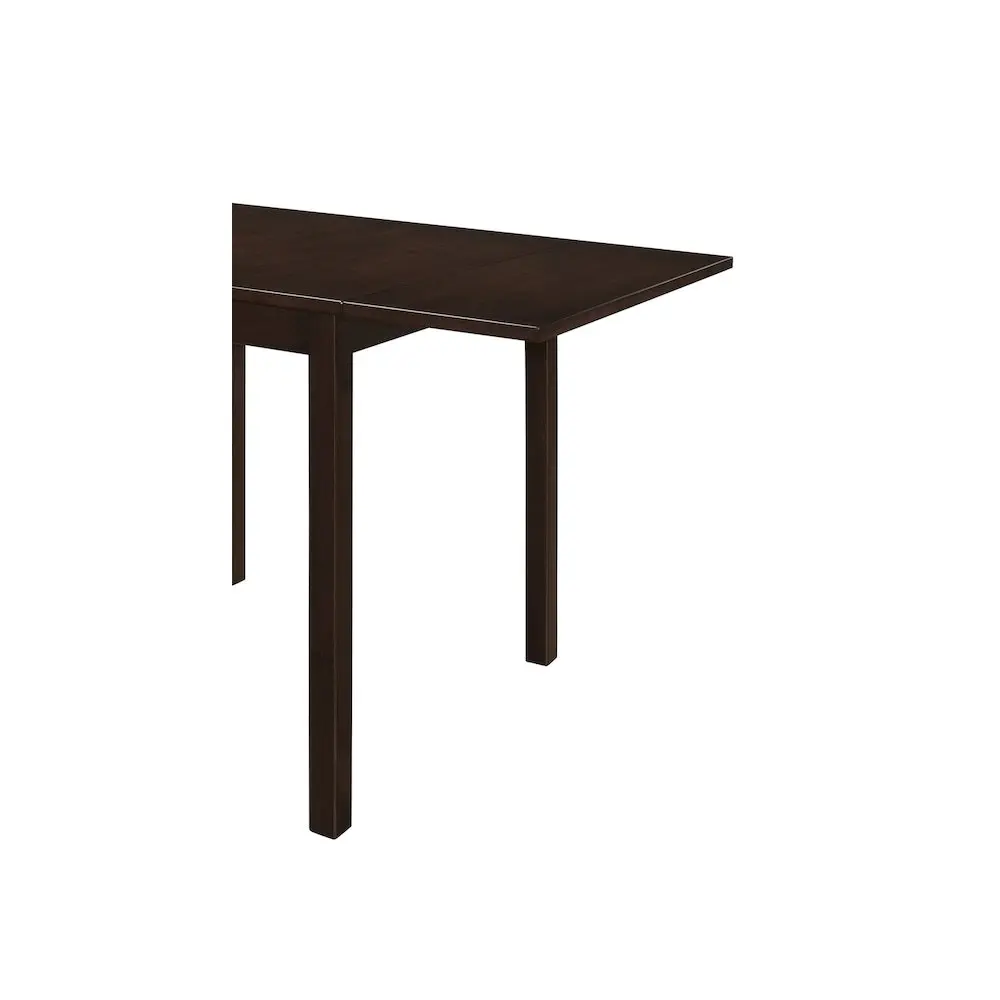 Kelso Rectangular 52-inch Extension Dining Table Cappuccino