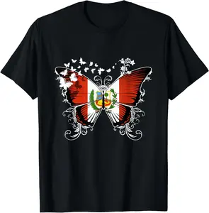 100% Cotton Peru Flag Peruvian T-Shirt