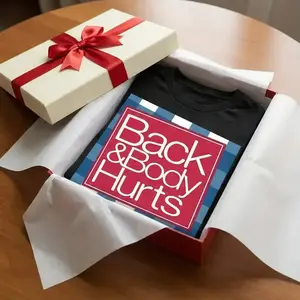 Back And Body Hurts Funny Meme Graphic Tee, Women's Culture Reference Humor T-Shirt, Relatable Mom Statement Top, Casual Everyday Streetwear, Gift For Her #BackAndBodyHurts #MemeTshirt #FunnyWomensTee