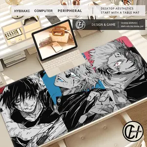 Anime Jujutsu Kaisen Mouse Pad Toji Gojo Sukuna Mousepad Manga Style, Smooth Surface and Anti-Slip Base for Gamers & Collectors