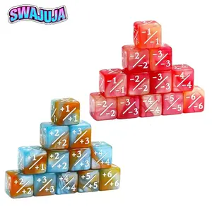 24 Pcs Mtg Keyword Counters Tokens & Life Counter Dices Set, Polyhedral Dice Set, Magic Card Game Accessories, Compatible with Mtg Tcg Card Games