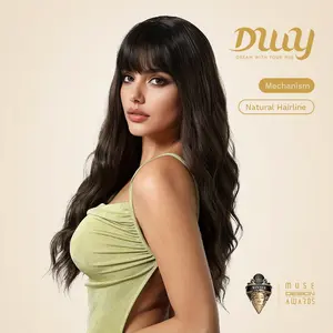 [CLEARANCE SALE] Ade -DWY Long-length Water Wave Glueless Synthetic Wig for Women 24 Inches