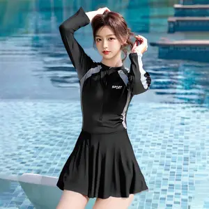 All-in-One Sun Armor Dress - UPF50+ Protection with High-Stretch Quick-Dry Fabric for Swimming and Outdoor Fitness #sunsafety #sportdress #swimwear #outdoorfitness #sunprotection