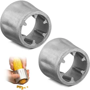 2 Pcs Portable Hand Dry Corn Sheller Desgranador De Elote Corn Stripper Shucker Tool, Finger Protection Corn Peeler for Family Kitchen Farm Granaries Supplies