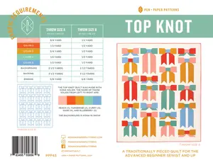 Top Knot Quilt Pattern | Pen and Paper Patterns