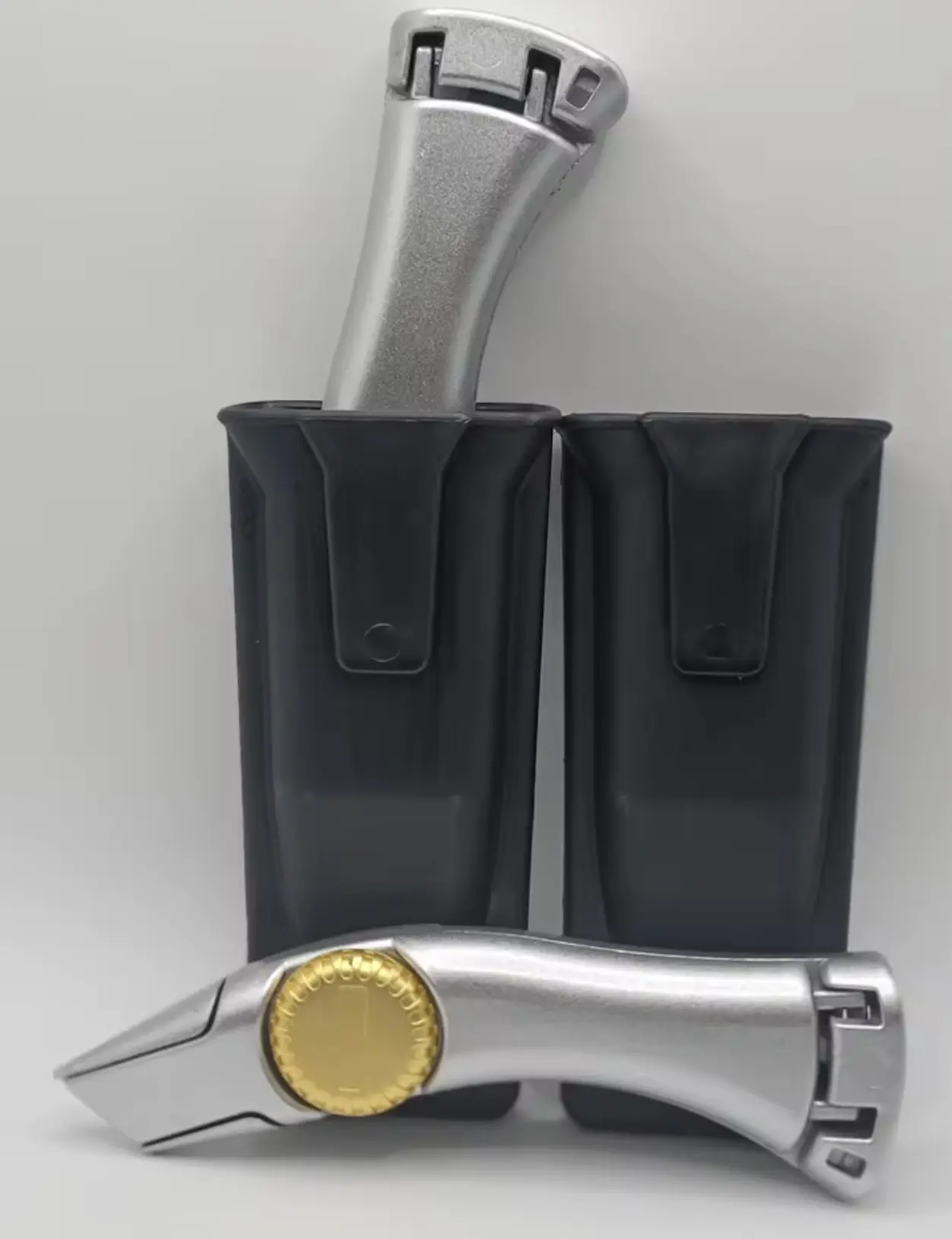 Durable Roofing Knife with Holster Fixed Blade Trimming Knife Blade Utility Knives Aluminium