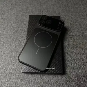 Glass Nano Original Matte Case for iPhone 17Air 17 16 15 14 Pro Max puls Shell Magnetic Magnets Wireless Charging Armor Phone Cover Capa
