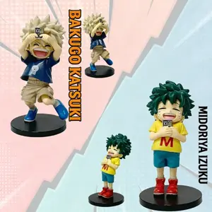 In Stock Gift | My Hero Academia Childhood Izuku Midoriya / Childhood Katsuki Bakugo Figure Model Decoration Doll Anime Figures