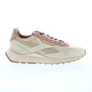 Reebok Classic Leather Legacy National Geographic Mens Beige Sneakers Shoes