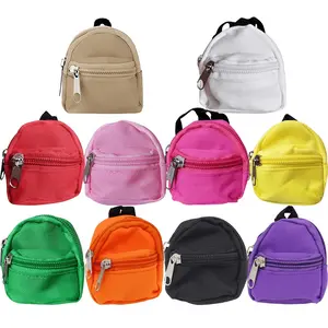10PCS Mini Backpack Mini Doll Bag Doll House Decoration Doll Accessories Girl Gifts (not Include Doll) Halloween Christmas Gift for Woman