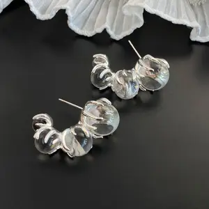 Frozen Grape Elegant Earrings, Creative Jewelry Accessory, Fashion Trendy Christmas New Year Gift