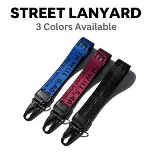Cute Webbing Wrist Strap Keychain - Key Ring for Keys, Wallets Decoration, Fashion Car Accessories