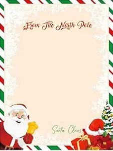 Custom Christmas Santa Letter with Nice List Certificate Personalized with Child’s Name
