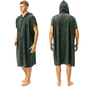 Microfiber Sweat Poncho Towel, Absorbent Travel Change Towel for Outdoor Sports, Gym, Fitness, Camping, Hiking, Cycling, Skiing -Soft, Quick Drying Thick