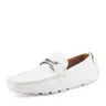 BRUNO MARC Men's Leather Slip-On Horsebit No-Tie Loafers - Black Round Toe Casual Footwear, Comfortable Rubber-Soled Everyday Dress Shoes