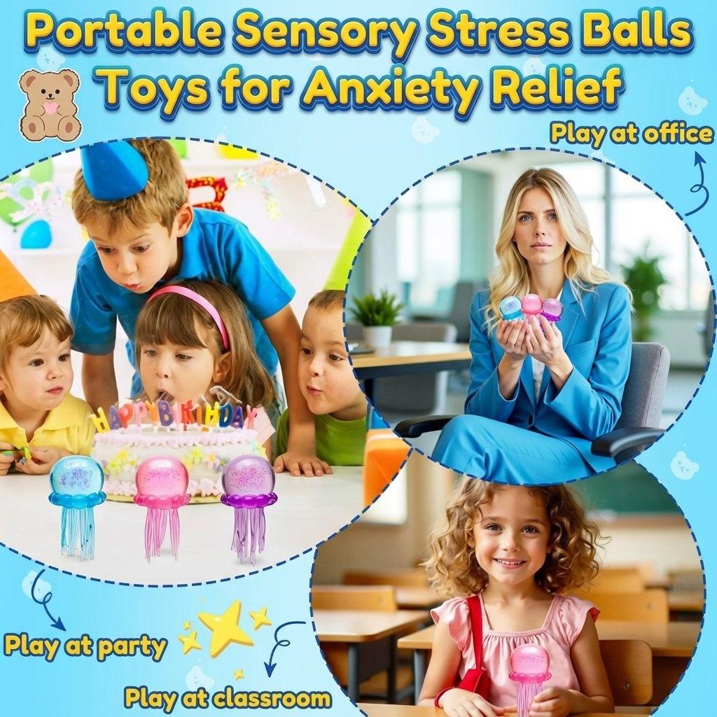 3 pack Squeeze Stress Ball & Ice Squeeze Cube, Sensory Fidget Toys for Anxiety and Stress Relief 3 pack Squeeze Stress Ball & Ice Squeeze Cube, Sensory Fidget Toys for Anxiety and Stress Relief