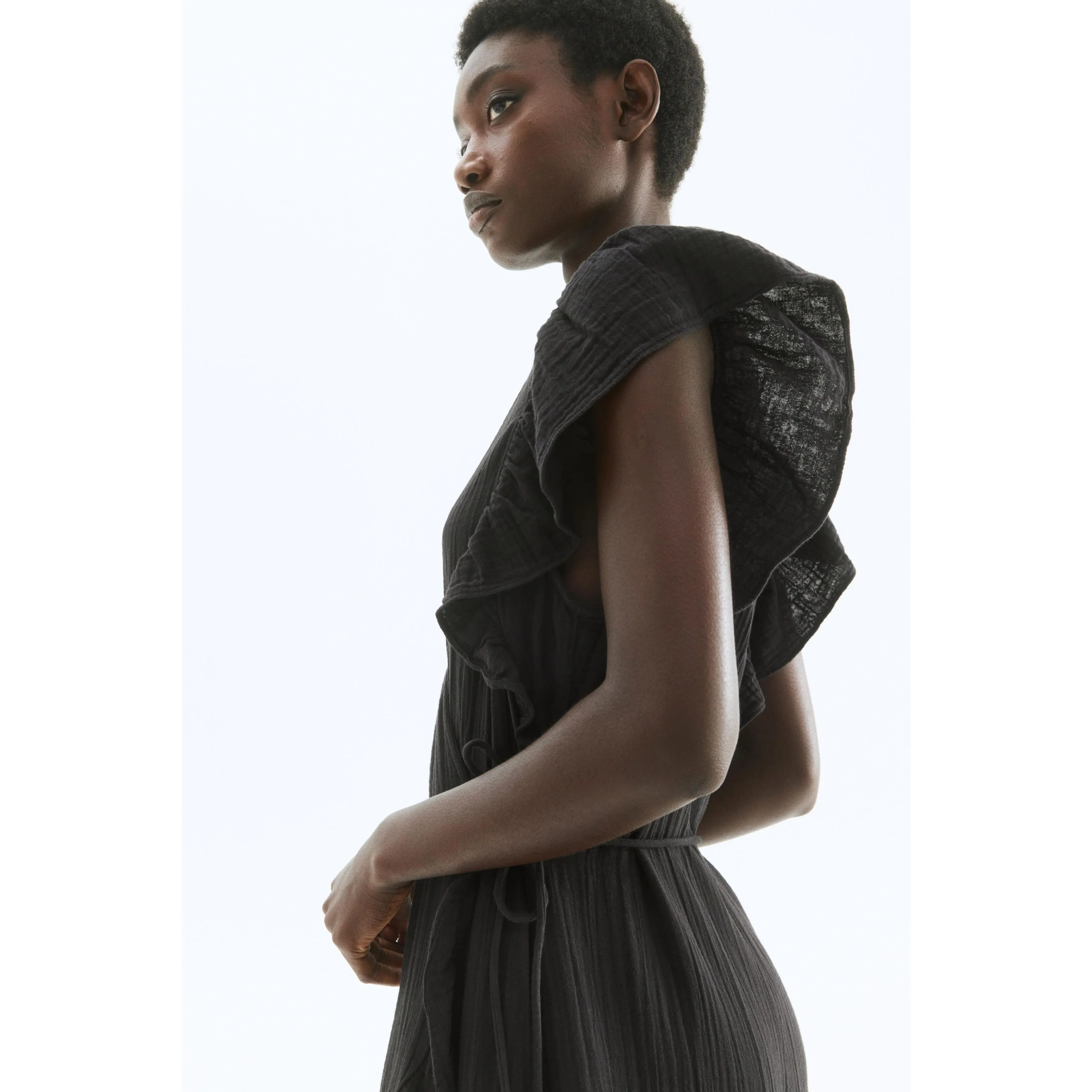 H&M Muslin wrap dress