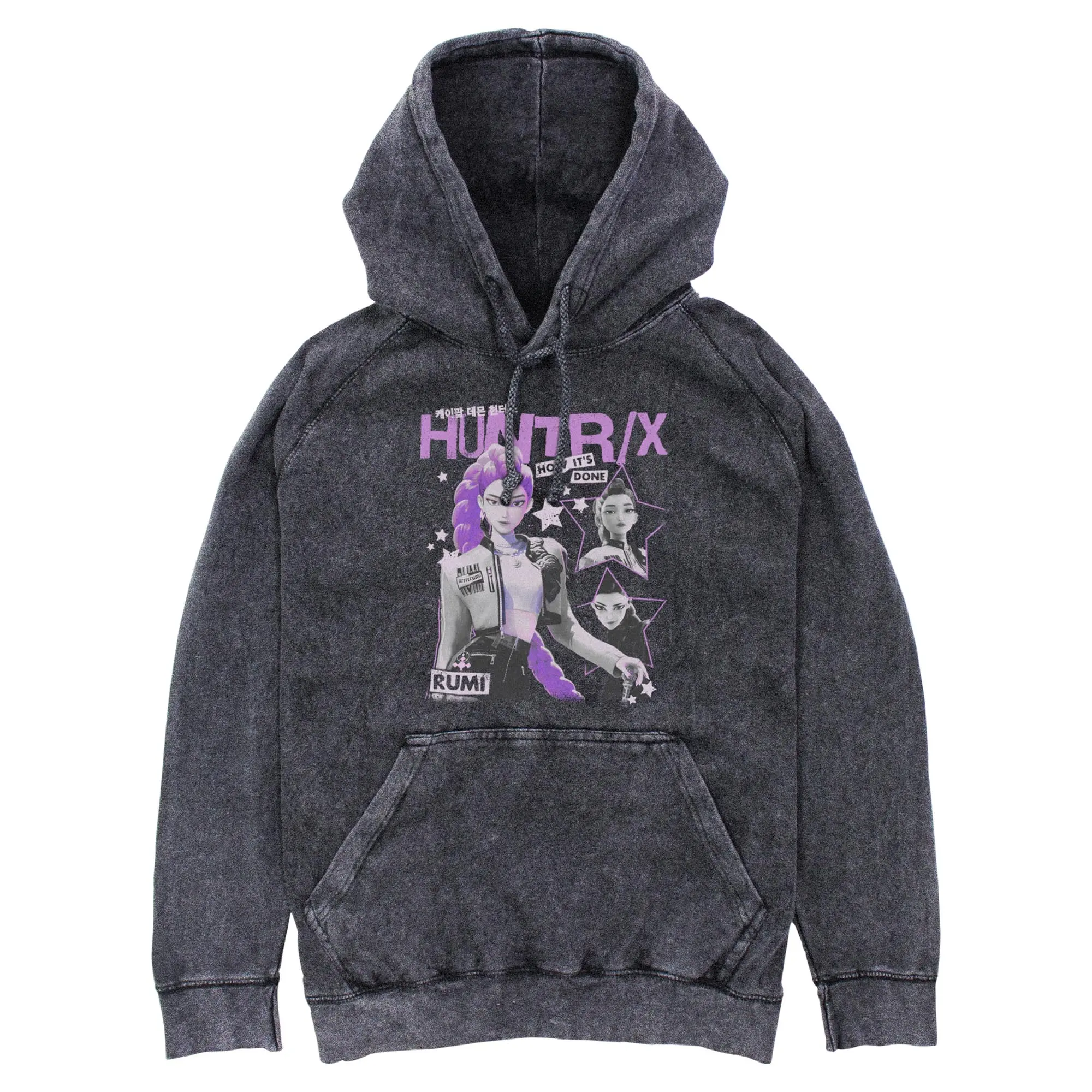 Men's KPop Demon Hunters Pop Star Huntrix Rumi Lightweight Hoodie - Menswear Top, Graphic Sweatshirt with Quote Design, Sweatshirts, Casual