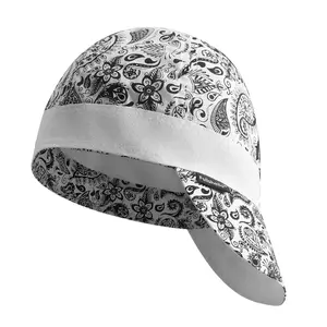 Reversible Welding Cap Resistant Cat 2 Protective Fr Welder Hats 6 Pannel Lightweight Printed For Men Women