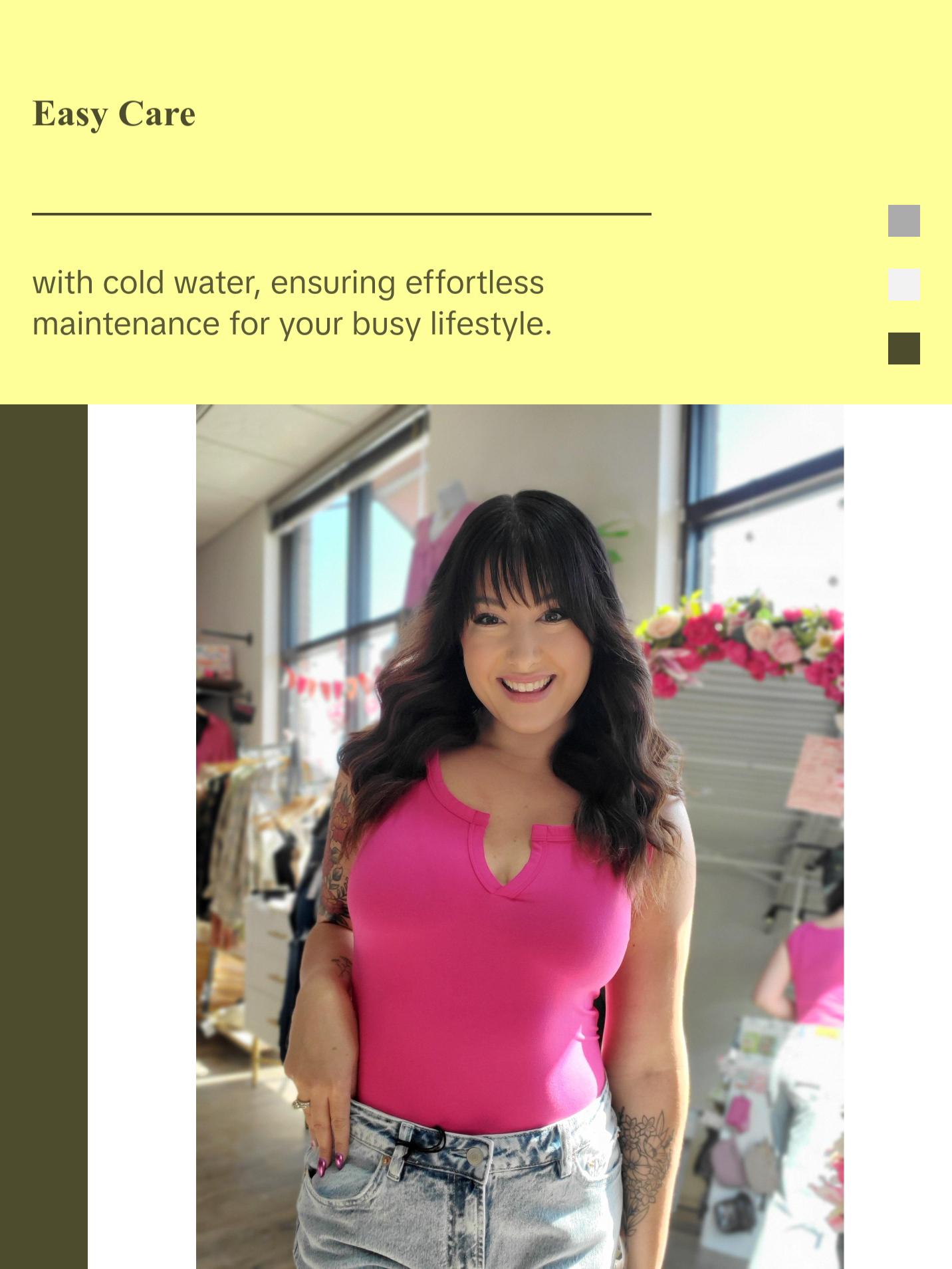 Split Neck Sleeveless Top