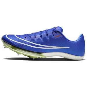 Nike Maxfly Breathable Mesh Lightweight Low-Top Sprint Racing Running Shoes for Men and Women in Blue and White