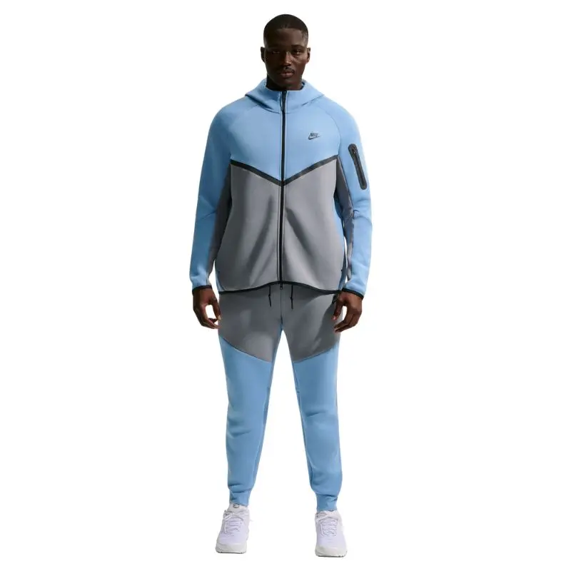 Men's Nike Tech Full-Zip Windrunner Hoodie, Athletic Activewear, Sporty Sports Top, Sporty Sports Tops
