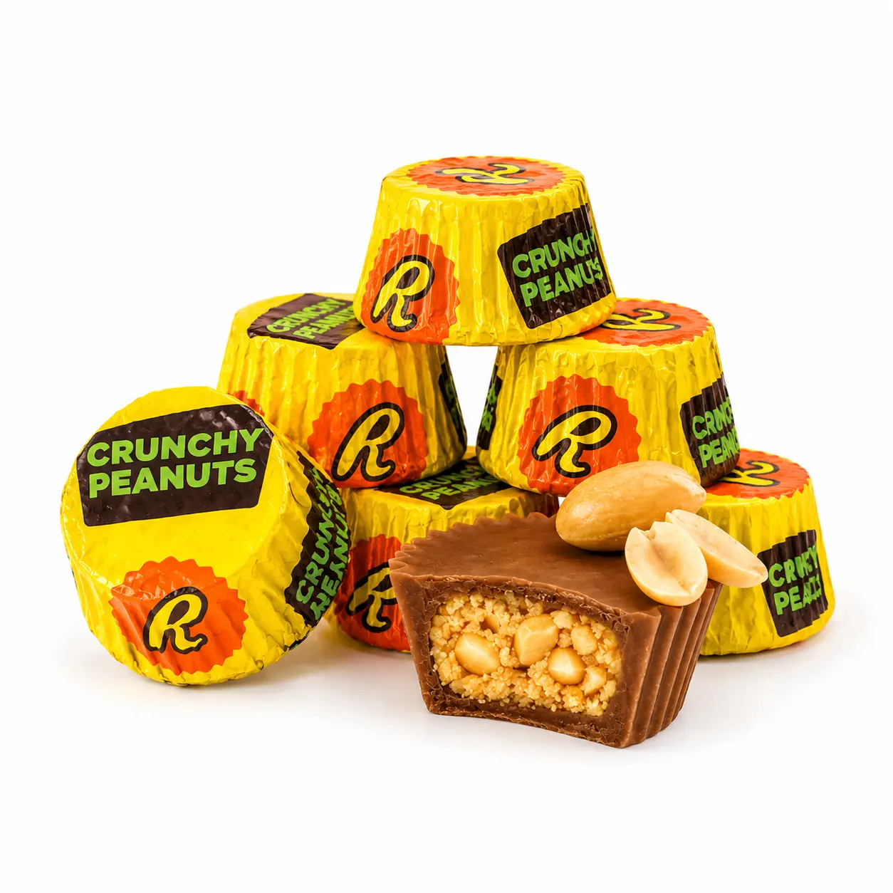 Reese's Miniature Cups Milk Chocolate & Peanut Butter with Crunchy Peanuts – Bulk Value Bag