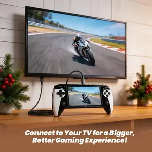 Vintage Retro Handheld Game Console, Dual Joystick Psp Game Machine, Video Game Machine, 9.5-Inch HD Screen, 10+ Emulators, TV Connection, Perfect Gift
