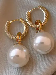 Elegant Faux Pearl Geometric High Quality Earrings Set for Women, Fashionable Jewelry for Any Occasion, Stylish Accessory for Ladies