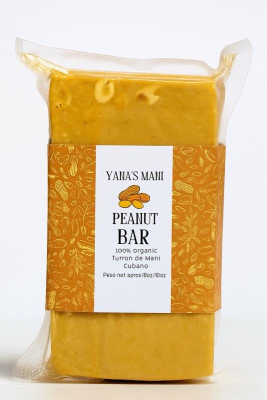Yana’s Mani 1 each Fresh Snack Protein Low Sugar Peanut Bar - 100% Natural and Delicious Snack Option Flavor