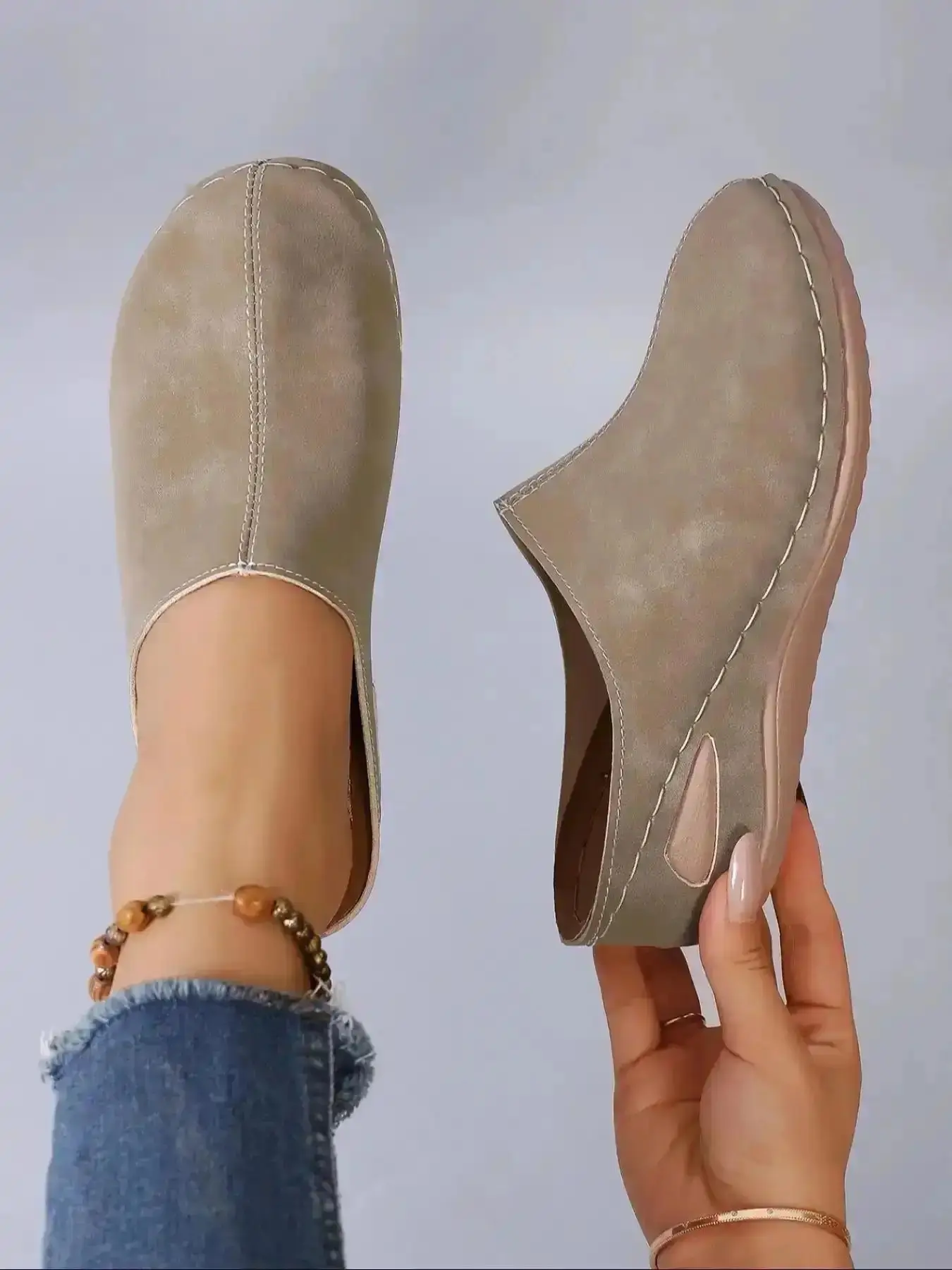 2026 New Model Women's Open Toe Slip-On Sndls Comfy Daily Shoes for Wear Style Design Perfect Everyday Use Rubber Footwear Slip On Mule summer getaway breezy vacation relaxed escapade Pair modern professional polished